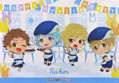 【中古】ポスター 描き起こしちびキャラA3ポスター Ra*bits 「あんさんぶるスターズ!×カレーハウスCoCo壱番屋 ココで奏でるあんさんぶる!!キャンペーン」 レシートキャンペーン当選品