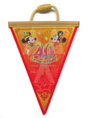 【中古】置物・装飾品 ミッキー＆ミニー(オレンジ～レッド) ドリームガーランド 「東京ディズニーリゾート40周年 “ドリームゴーラウンド”」 東京ディズニーリゾート限定