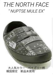 ラスト一点！！新品　日本未発売　大人気バンダナ柄　THE NORTH FACE " NUPTSE MULE EX"  ヌプシーミュール　スリッポンサンダル　26.5cm 27.5cm