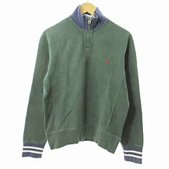 Polo Ralph Lauren ハーフジップトレーナー オリーブ　❗️ Polo Ralph Lauren ハーフジップトレーナー オリーブ ❗️ 楽天