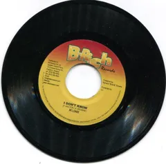 ジャマイカ7” MLonie I Dont Know NONE B-Rich Records /00080