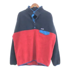 【B品】 patagonia パタゴニア スナップT フリースジャケット アウトドア 2トーン ブルー (メンズ XXL) 中古 古着 P6566