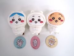 3体セット ナガノのくま×ちいかわ 持ちますマスコット ナガノのくまを被ったちいかわ・うさぎ・ハチワレ