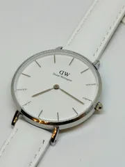 【DANIEL WELLINGTON】ダニエル・ウェリントン｜32㎜｜ホワイト/シルバー｜レディース｜新品電池交換済・動作良好｜DW|のサムネイル