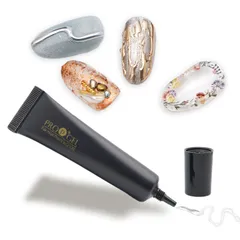 チューブ型 ノンワイプ アイシング ビジュ ジェル 15ml (058)  GELNAIL ジェルネイル