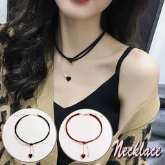 6BAOY005NKネックレス チョーカーネックレス ハート チェーンネックレス