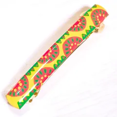 派手カワ レトロ バレッタ 髪留め トマト メキシカンのサムネイル
