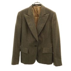 GUCCI グッチ イタリア製 リネン混 テーラードジャケット 44 ベージュ