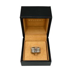 ブルガリ BVLGARI リング・指輪 ビーゼロワン B.zero1 3バンド #50 K18ホワイトゴールド レディース