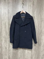 【美品】カシミヤ混P.S. ポールスミスネイビー濃紺 ウールコートメンズ　М 美品】カシミヤ混P.S. ポールスミスネイビー濃紺 ウールコート