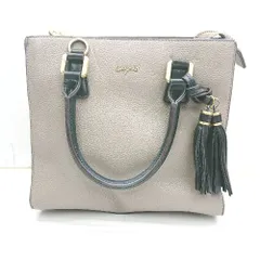 ◇ Θ Ungrid アングリッド チャーム付き ハンドバッグ ベージュ系 レディース E  【1410100068159】