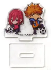 【中古】アクリルスタンド・アクリルパネル 國神錬介＆千切豹馬 「ブルーロック トレーディングアクリルミニスタンド」
