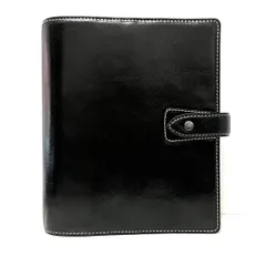 ゴツい作り!!　Filofax レザー手帳 黒 1986年英國製 ゴツい作り!!Filofax レザー手帳 黒 1986年英國製