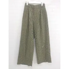 ◇ green label relaxing UNITED ARROWS ワイドパンツ サイズ36 グリーン マルチ レディース P  【中古】 【1208250004239】