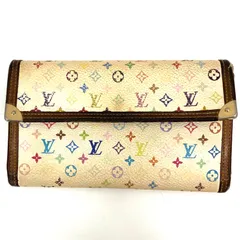 ◆LOUIS VUITTON◆ルイヴィトン  マルチカラー  ポルトフォイユ インターナショナル 長財布 ホワイト