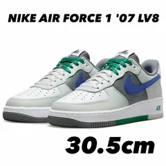 NIKE AIR FORCE 1 ‘07 LV8 ナイキ エア フォース 1 ‘07 LV8 ライトシルバー/ホワイト/グレー/ディープロイヤルブルー FD2592-001 30.5cm