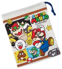 【在庫セール】23 スーパーマリオ 日本製 21×15cm コップ袋 KB62-A 子供用 スケーター(Skater)