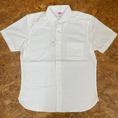 United Athle ユナイテッドアスレ 1268-01 オックスフォードボタンダウンショートスリーブシャツ M・XL  OXホワイト