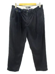ポロ バイ ラルフローレン Polo by Ralph Lauren POLO CHINO コーデュロイ 2タックパンツ 34 ネイビー ボトムス