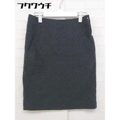 ◇ JOURNAL STANDARD ジャーナルスタンダード 総柄 膝丈 タイト スカート ブラック グレー系 レディース  【中古】 【1107130007431】