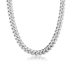 【在庫セール】ストリート ヒップホップ アクセサリー チタンネックレス 喜平ネックレス ステンレス 55cm チェーン メンズ ネックレス [サムコス]