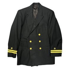 超レア✨》アメリカ海軍士官用ダブルジャケット 米海軍制服 実物 L 