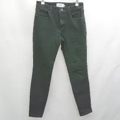 ◇ Θ AZUL BY MOUSSY アズールバイマウジー コットン系 ストレッチ スキニーパンツ サイズM ブラック系 レディース E  【1508060026774】