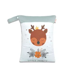 ☆ シカ×グレー ☆ オムツポーチ プール トラベル 撥水 大容量 ypxpouch5146 おむつポーチ マルチポーチ 撥水ポーチ トラベルポーチ オムツ おむつ ポーチ バッグ 着替え 汚れ物 水着入れ 海水浴 プール 保育園 幼稚園 お出かけ 旅行