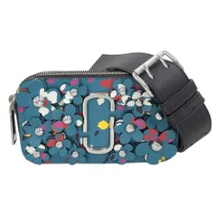 超美品 マークジェイコブス MARC JACOBS 2021年 パルコ渋谷限定 THE SNAPSHOT 3D フラワー レザー ショルダー クロスボディ アイコンバッグ 定価71500円