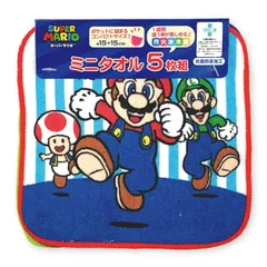 Amazon | [株式会社バンビーナ] スーパーマリオ ハンカチ 3枚組