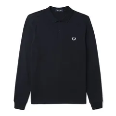 新品未使用　フレッドペリー長袖ポロシャツ　ブラック FRED PERRY フレッドペリー 長袖ポロシャツ メンズ The Fred