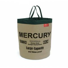 廃盤MERCURYマーキュリー☆スクエアダストビンブリキ製ゴミ箱☆ブルー