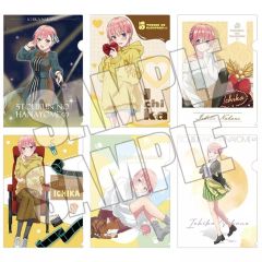 [중고] 클리어 파일 전 6종 세트 [5등분의 신부∽ AU-COOP 창고시(2024) A4 블라인드 클리어 파일 <장출시 이치카>]