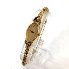 【美品】SEIKO セイコー ビジュー ゴールド文字盤 レディース腕時計 SEIKO セイコー ビジュー 1E20-5760 QZ/GP ゴールド文字盤