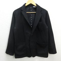 R■ジーユー×ソフ/1MW by SOPH 341-340992 ダブルフェイステーラードジャケット ■黒【S】MENS/22 【中古】■