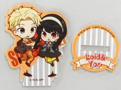 【中古】アクリルスタンド・アクリルパネル ロイド・フォージャー＆ヨル・フォージャー 「SPY×FAMILY ぴょんコレ アクリルスタンド」