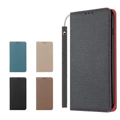 CLICSUN iPhone14 ProMax 対応ケース 高級牛本革ケース 手帳型 アイフォン14 ProMax 対応カバー 本革 レザー カバー スタンド機能 ストラップ付き マグネット式 カードポケット ギフトボックス付き ブラック×レッド