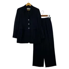 MAX MARA マックスマーラ ストライプ ジャケット パンツセットアップ size上下38/ブラック