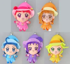 【中古】ぬいぐるみマスコット・ぬいぐるみバッジ 全5種セット カバンに付けられるぬいぐるみ 「おジャ魔女どれみ」
