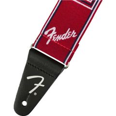 Fender Weighless 2" Monogrammed Strap, Red/White/Blue ギターストラップ〈フェンダー〉