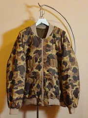 希少80's Columbia ダックハンターカモ　ナイロンジャケット　山田蓮 80s〜90s コロンビア ダックハンターカモ OMNI TECH