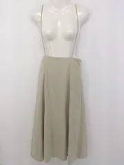 ◇ mysty woman ミスティウーマン ロング ジャンパースカート サイズF ベージュ系 レディース P  【中古】 【1212020002493】のサムネイル