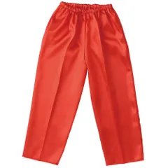 アーテック ソフトサテン ズボン テーパード Jサイズ 赤 18520 （1点） [イベント衣装・コスチューム]