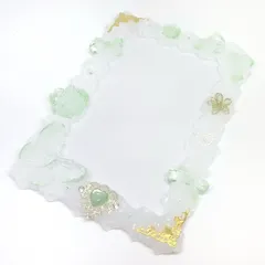 【即購入OK‼️】B7 硬質ケース ホイップデコ 黄緑 姫系 推し活