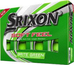 Srixon ソフトフィール ブライトゴルフボール（グリーン）