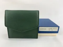 B-7.LANVIN  小銭入れ　コインケース　グリーン