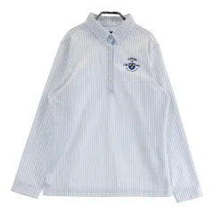 サイズ：LL CALLAWAY キャロウェイ  長袖ポロシャツ ボタンダウン ストライプ柄 ブルー系 [240101525594] ゴルフウェア レディース ストスト