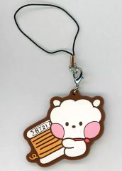 [중고] 열쇠 고리 RJ (진) 마스코트 고무 매력 [HELLO!! BT21 minini] 랠리 게임 BT21 minini Balloon 스탬프 랠리 경품