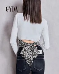 GYDA ジェイダ レオパードBACKリボンテレコロンＴ 072542722001