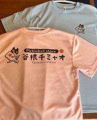 ピックルボールストア　谷根千ミャオ　オリジナルTシャツ　バックプリント
